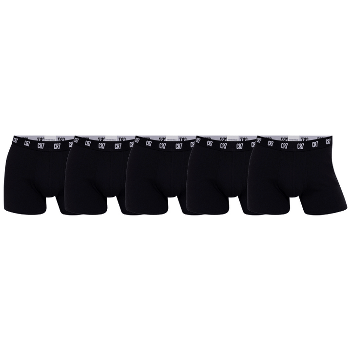 CR7 Trunks 5 Pack Men Black – official CR7 underwear Europe mycr7.eu