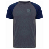 CR7 Pyjama Short Men Grey Dark Blue – official CR7 underwear Europe mycr7.eu