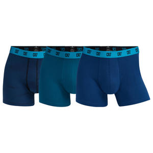 CR7 Trunks 3 Pack Men Blue Mix – official CR7 underwear Europe mycr7.eu