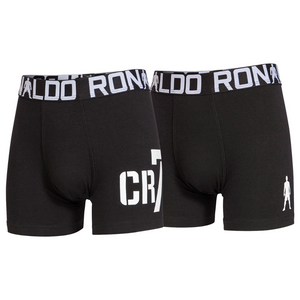 CR7 Trunks 2 Pack Boys Black – official CR7 underwear Europe mycr7.eu