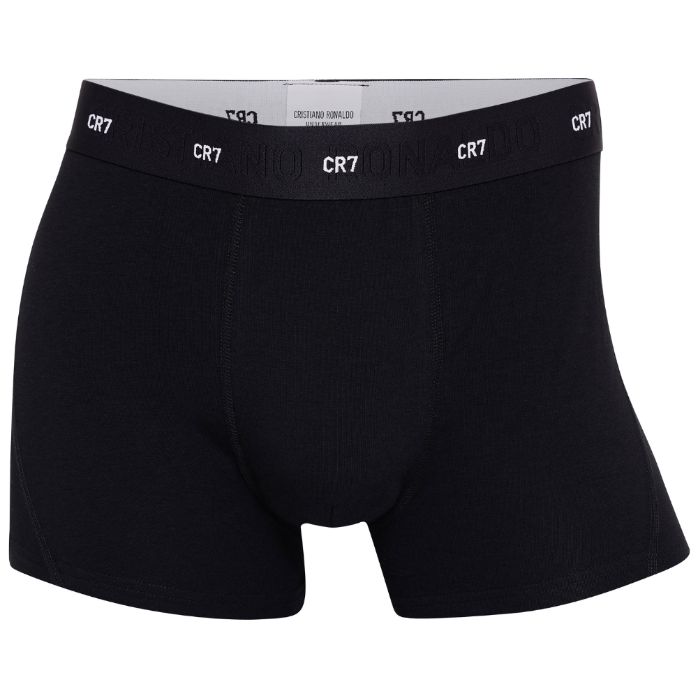 CR7 Trunks 3 Pack Soft Bamboo Men Black – official CR7 underwear Europe mycr7.eu