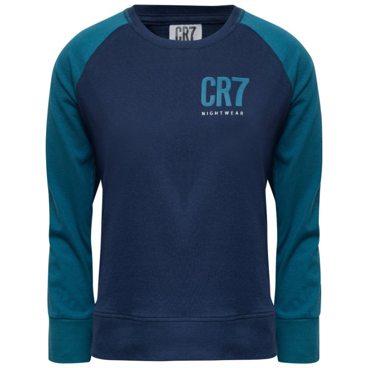 CR7 Pyjama Boys Blue Uni – official CR7 underwear Europe mycr7.eu