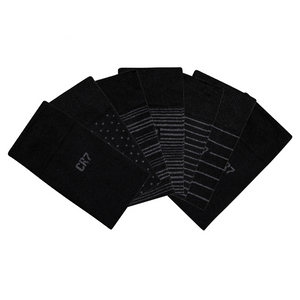 CR7 Socks 7 Pack Men Black Mix – official CR7 underwear Europe mycr7.eu