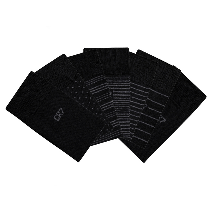 CR7 Socks 7 Pack Men Black Mix – official CR7 underwear Europe mycr7.eu