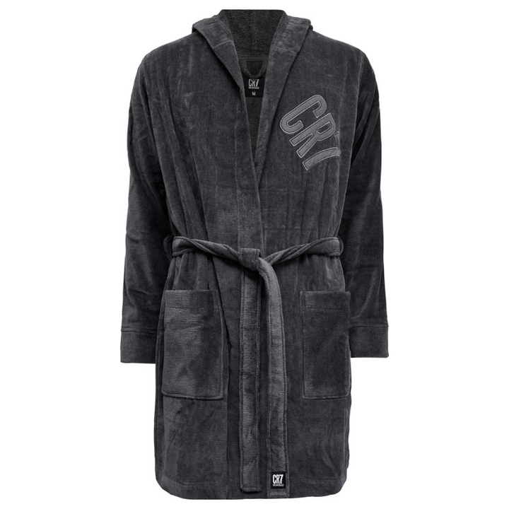 CR7 Bathrobe Men Grey – official CR7 underwear Europe mycr7.eu