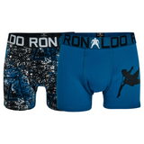 CR7 Trunks 2 Pack Boys Blue Black Mix – official CR7 underwear Europe mycr7.eu