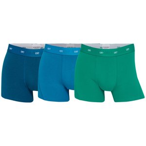 CR7 Trunks 3 Pack Soft Bamboo Men Blue Green – official CR7 underwear Europe mycr7.eu