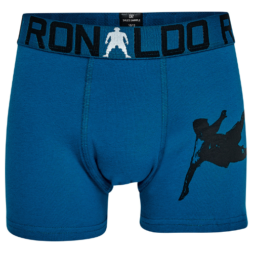 CR7 Trunks 2 Pack Boys Blue Black Mix – official CR7 underwear Europe mycr7.eu