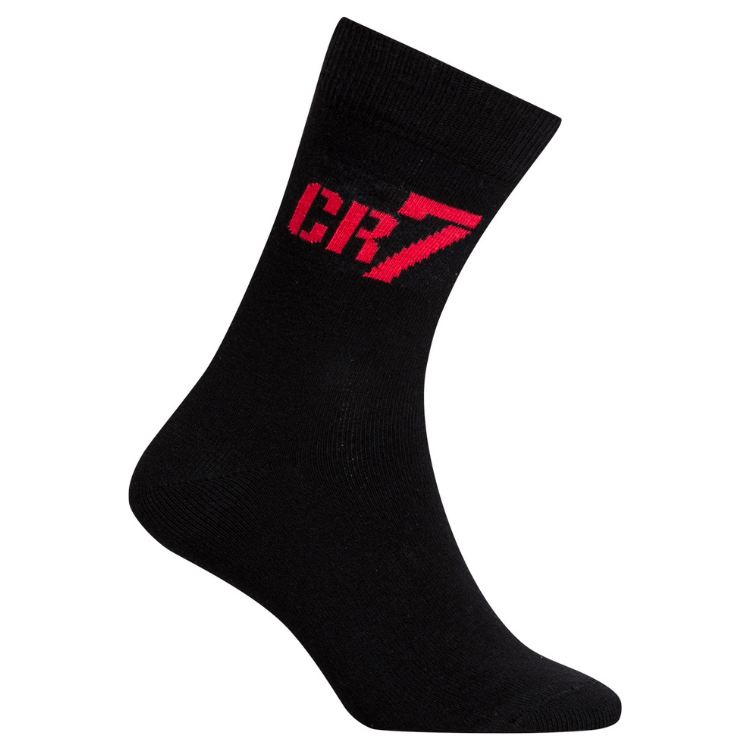 CR7 Socks 3 Pack Boys Black – official CR7 underwear Europe mycr7.eu