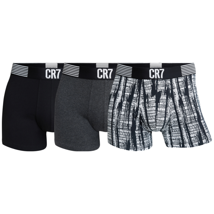 CR7 Trunks 3 Pack Men Dark Mix – official CR7 underwear Europe mycr7.eu
