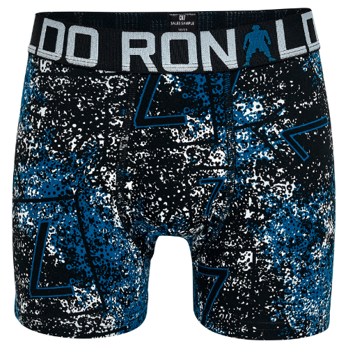 CR7 Trunks 2 Pack Boys Blue Black Mix – official CR7 underwear Europe mycr7.eu