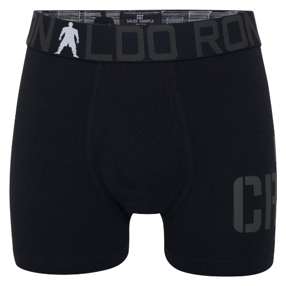 CR7 Trunks 2 Pack Bamboo Boys Black Khaki – official CR7 underwear Europe mycr7.eu