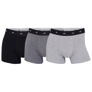 CR7 Trunks 3 Pack Soft Bamboo Men Black Grey – official CR7 underwear Europe mycr7.eu