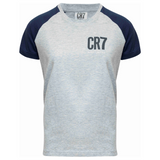 CR7 Pyjama Short Boys Grey Blue – official CR7 underwear Europe mycr7.eu