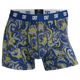 CR7 Trunks 3 Pack Men Multicolour Blue & White Waist Band – official CR7 underwear Europe mycr7.eu