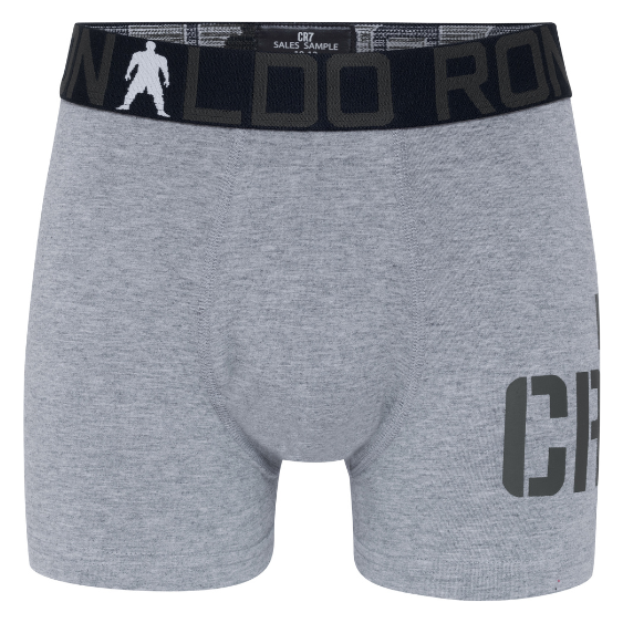 CR7 Trunks 2 Pack Bamboo Boys Black Grey – official CR7 underwear Europe mycr7.eu