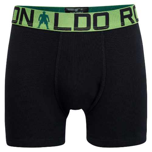 CR7 Trunks 2 Pack Boys Black Grey Mix – official CR7 underwear Europe mycr7.eu