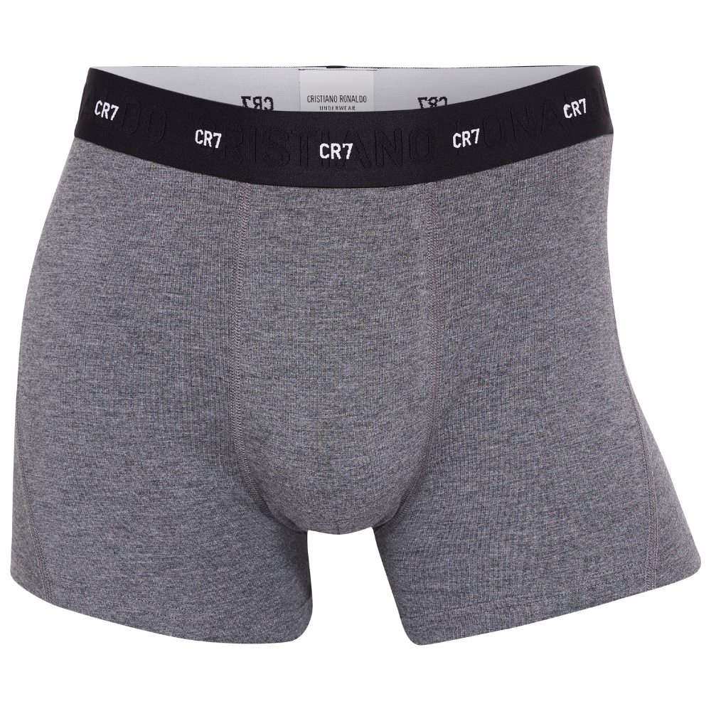 CR7 Trunks 3 Pack Soft Bamboo Men Black Grey – official CR7 underwear Europe mycr7.eu